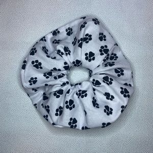 Paw Print Scrunchie